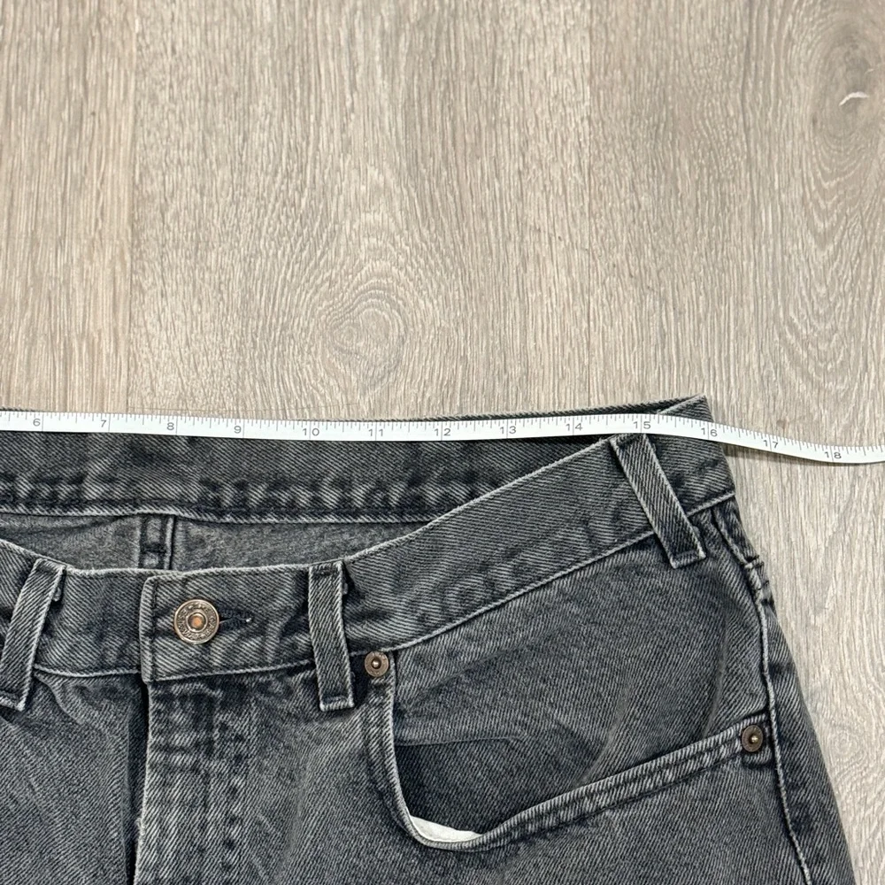 GAP Men's Vintage Black Wash Straight Jeans Size 36x28‎